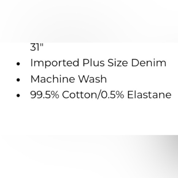 Lane Bryant Boyfriend Fit Jean With Plaid Cuff Size 14 - Picture 9 of 9